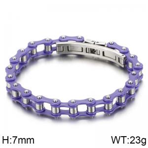 Stainless Steel Bicycle Bracelet - KB80131-BD