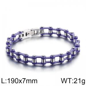 Stainless Steel Bicycle Bracelet - KB80467-BD