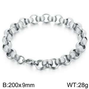 Stainless Steel Bracelet(Men) - KB80793-Z