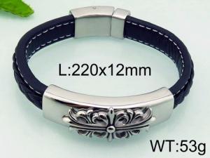 Leather Bracelet - KB80841-BD