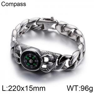 Stainless Steel Bracelet(Men) - KB80843-BD