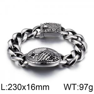 Stainless Steel Bracelet(Men) - KB80848-BD