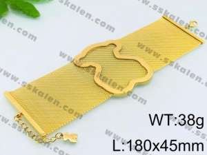 Stainless Steel Mesh Bracelet - KB80852-K