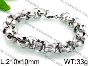 Stainless Steel Bracelet(Men) - KB81260-Z