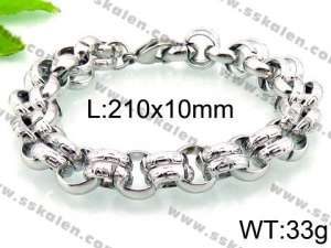 Stainless Steel Bracelet(Men) - KB81261-Z