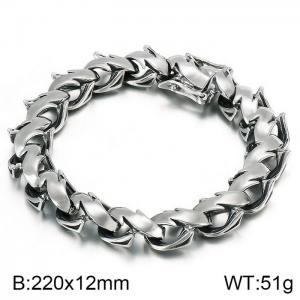 Stainless Steel Bracelet(Men) - KB81410-BD