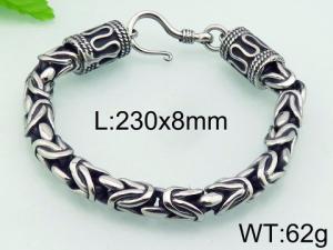 Stainless Steel Bracelet(Men) - KB81411-BD
