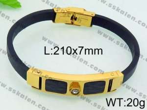 Leather Bracelet - KB81423-BD