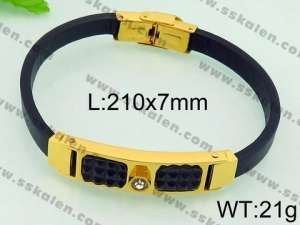 Leather Bracelet - KB81427-BD