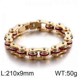 Stainless Steel Bicycle Bracelet - KB81703-K