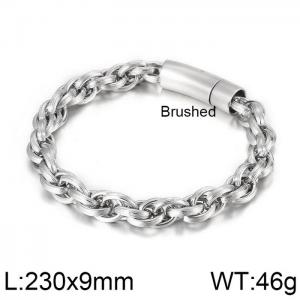 Stainless Steel Bracelet(Men) - KB82301-BD