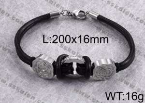 Leather Bracelet - KB82434-K