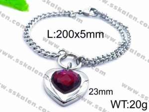 Stainless Steel Bracelet(women) - KB83355-Z