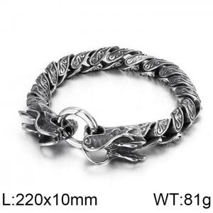 Stainless Steel Bracelet(Men) - KB83365-BD