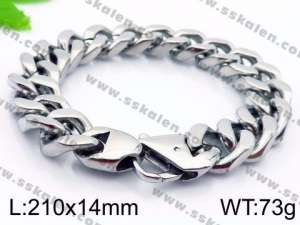 Stainless Steel Bracelet(Men) - KB83606-Z