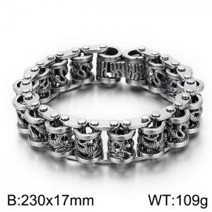 Stainless Steel Bracelet(Men) - KB83923-BD