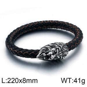 Leather Bracelet - KB84637-BD