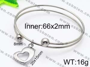 Stainless Steel Bangle - KB84886-Z