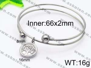 Stainless Steel Bangle - KB84888-Z