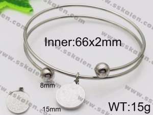 Stainless Steel Bangle - KB84895-Z