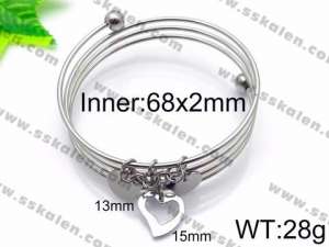 Stainless Steel Bangle - KB85657-Z