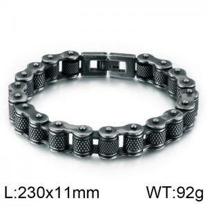 Stainless Steel Bicycle Bracelet - KB86278-BD