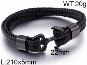 Leather Bracelet - KB86976-SJ