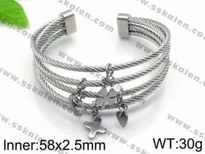 Stainless Steel Bangle - KB87054-Z