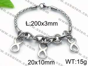 Stainless Steel Bracelet(women) - KB87066-Z