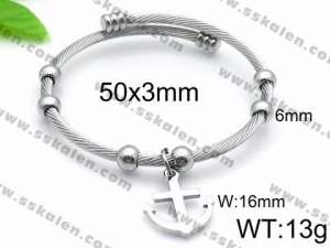 Stainless Steel Bangle - KB87123-Z