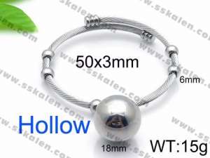 Stainless Steel Bangle - KB87129-Z