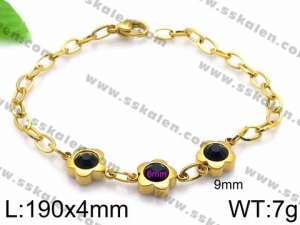 Stainless Steel Stone Bracelet - KB87202-ZC