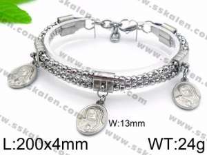 Stainless Steel Bracelet(women) - KB87783-Z