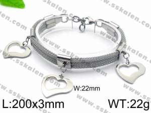 Stainless Steel Bracelet(women) - KB87784-Z