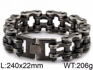 Stainless Steel Bicycle Bracelet - KB87844-K