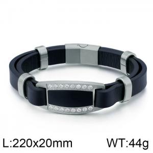 Leather Bracelet - KB87973-BD