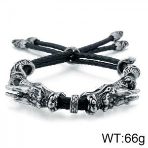 Leather Bracelet - KB87977-BD