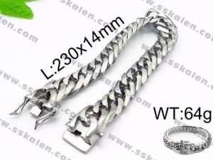 Stainless Steel Bracelet(Men) - KB88016-Z