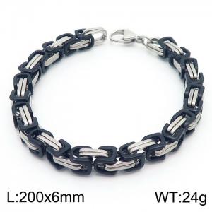 Stainless Steel Black-plating Bracelet - KB91939-Z