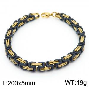 Stainless Steel Black-plating Bracelet - KB91943-Z