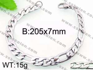 Stainless Steel Bracelet(Men) - KB92191-Z