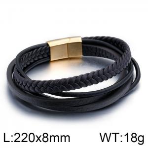 Leather Bracelet - KB92472-K