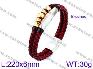 Leather Bracelet - KB93400-K