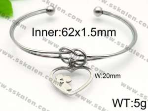 Stainless Steel Bangle - KB93708-Z