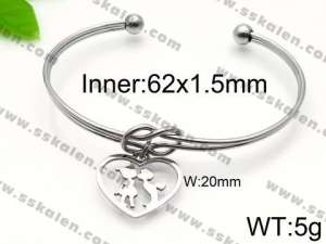 Stainless Steel Bangle - KB93710-Z
