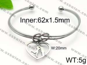 Stainless Steel Bangle - KB93711-Z