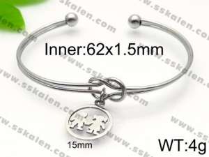 Stainless Steel Bangle - KB93712-Z