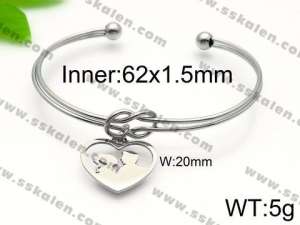 Stainless Steel Bangle - KB93713-Z