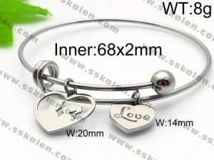 Stainless Steel Bangle - KB93742-Z