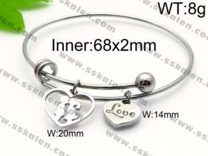 Stainless Steel Bangle - KB93744-Z